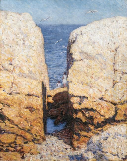 Home Of The Eagle Oil Painting by Marion P. Howard