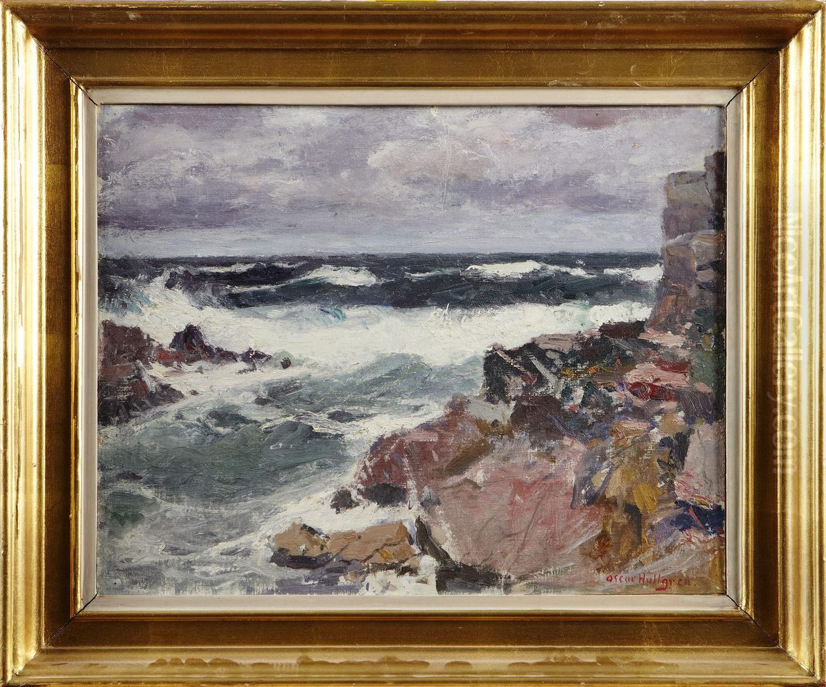 Branningar6 Oil Painting by Oscar Hullgren