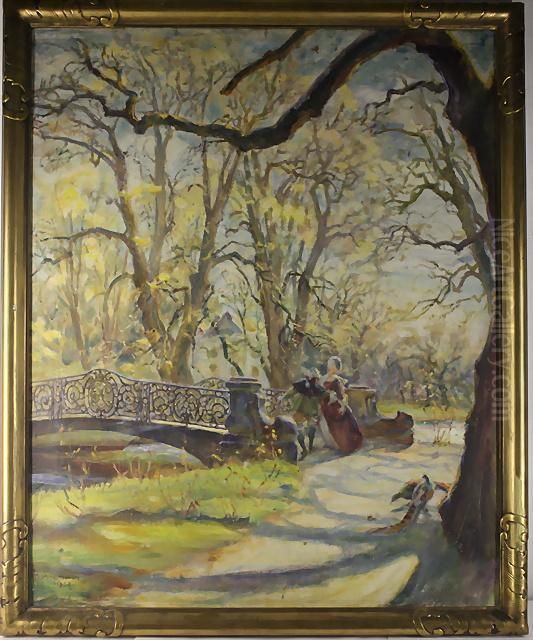 Parkanlage Oil Painting by Hunnemann