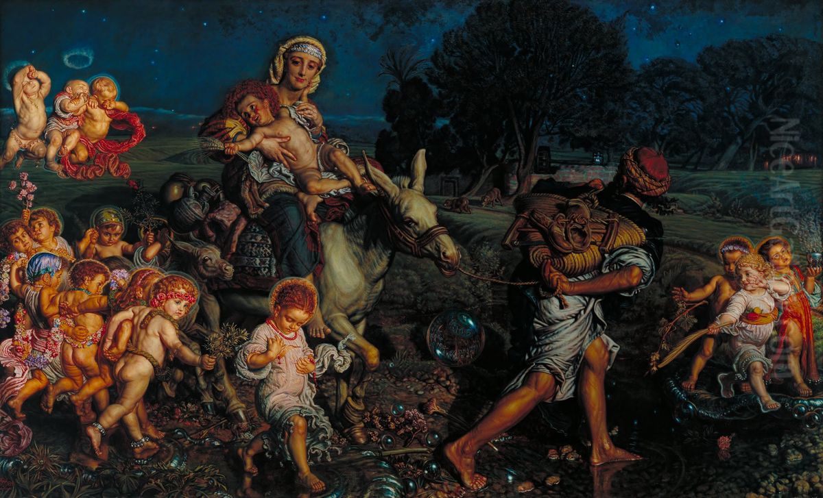 The Triumph Of The Innocents Oil Painting by William Holman Hunt
