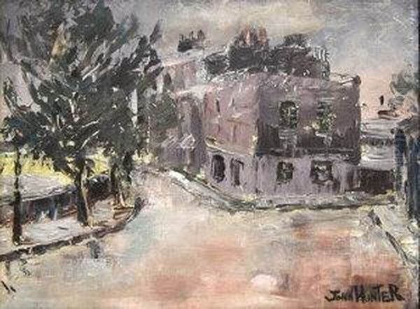 Old Chelsea Oil Painting by John Frederick Hunter