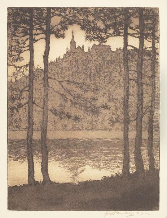 Etching Oil Painting by Edward Timothy Hurley