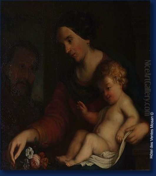 Maternite Oil Painting by Jakub Husnik