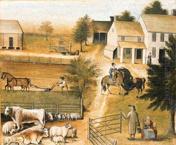 The Residence Of David Twining Oil Painting by David Hutchinson