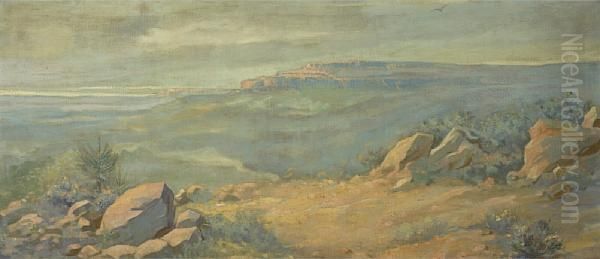 Grand Canyon Oil Painting by Louis Huvey