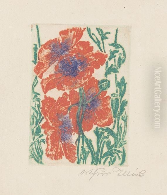 2 Bll Oil Painting by Arthur Illies