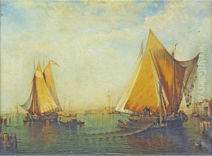 Ecole Americaine Oil Painting by Imogene Robinson Morell