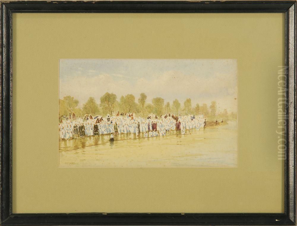 Baptism On The Banks Of The Jordan River