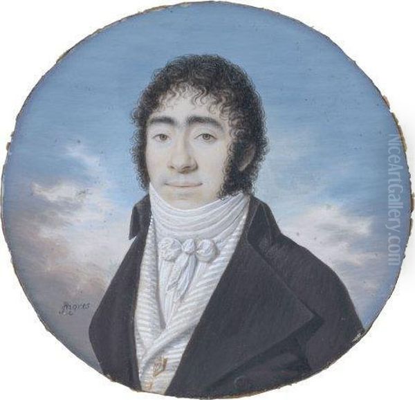 Portrait D'homme Oil Painting by Jean Auguste Dominique Ingres