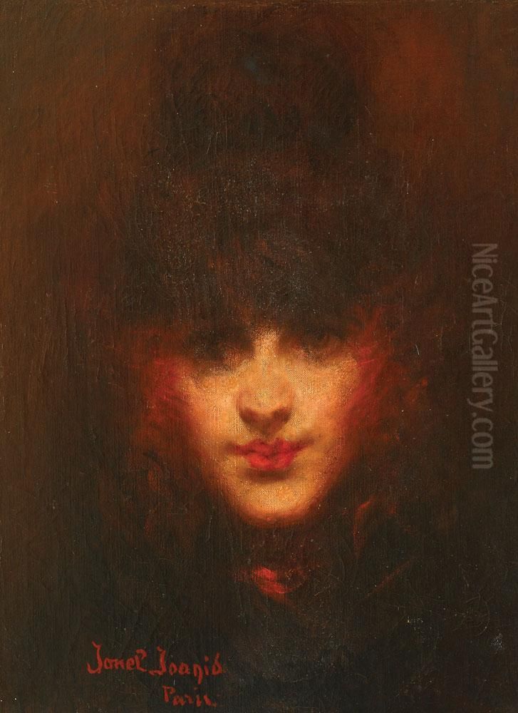 The Muse Oil Painting by Ionel Ioanid