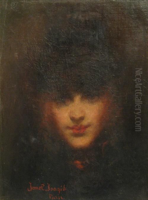 Face In The Dusk Oil Painting by Ionel Ioanid