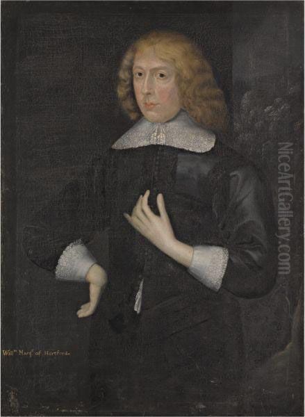 Portrait Of William Seymour, Marquess Of Hertford, Later Duke Of Somerset (1588-1660) Oil Painting by Gilbert Jackson