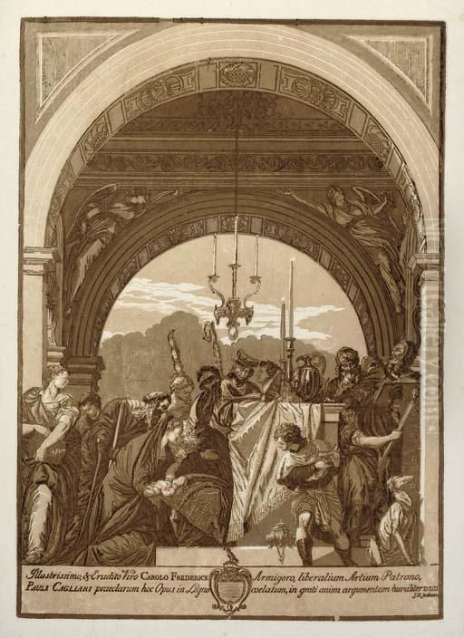 ThePresentation In The Temple Oil Painting by John Baptist Jackson