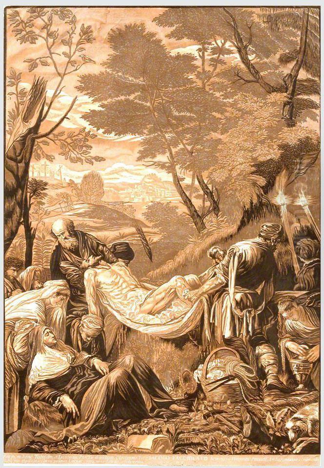 Cristo Condotto Alsepolcro Oil Painting by John Baptist Jackson