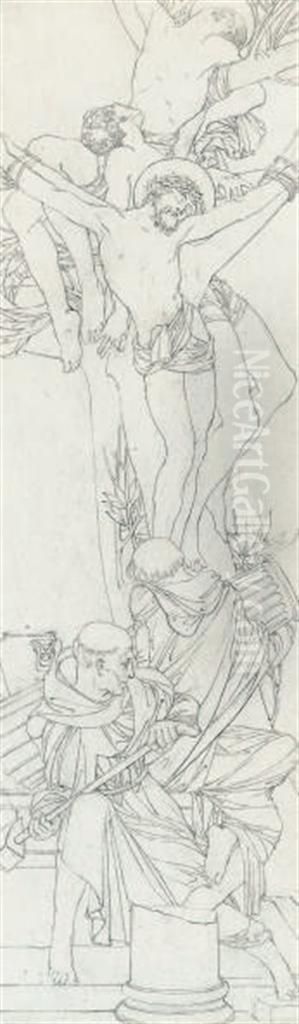 Christian Vandals Oil Painting by Charles Sargeant Jagger