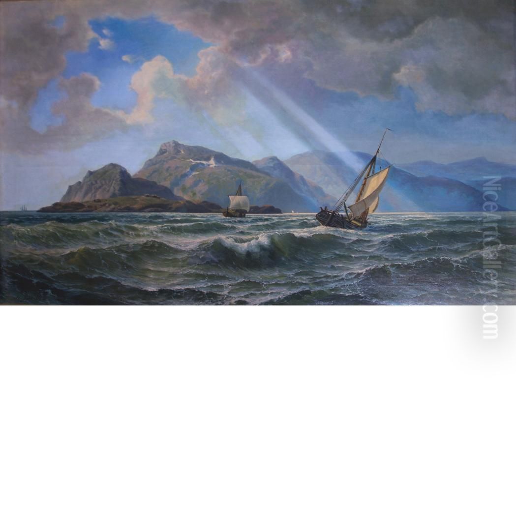 Hope In High Waters Oil Painting by Hans Emil A. Jahn