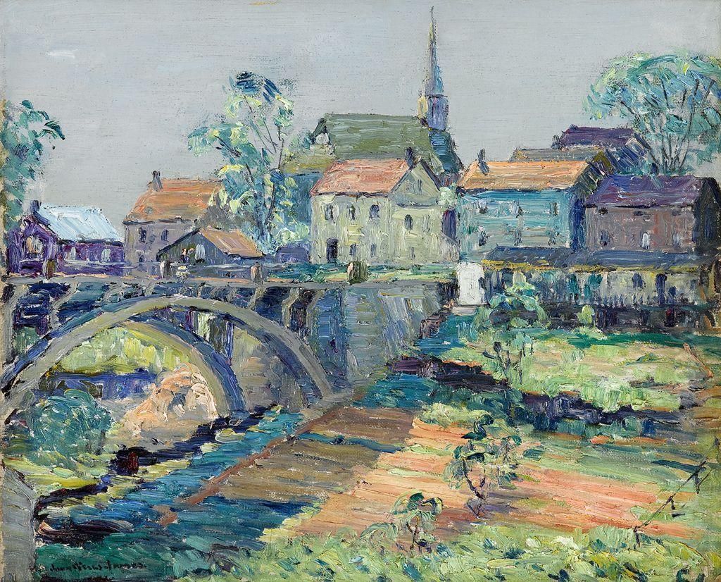 New Hope Oil Painting by John Wells James