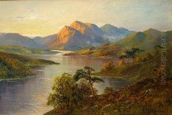 Ardlui- Loch Lomond Oil Painting by Frances E. Jamieson