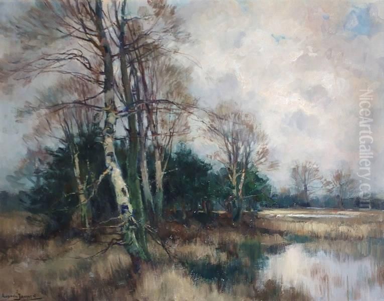Marais A Genk Oil Painting by Ludovic Janssen
