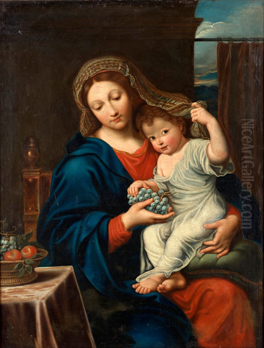Madonna With Child Oil Painting by Abraham Janssens
