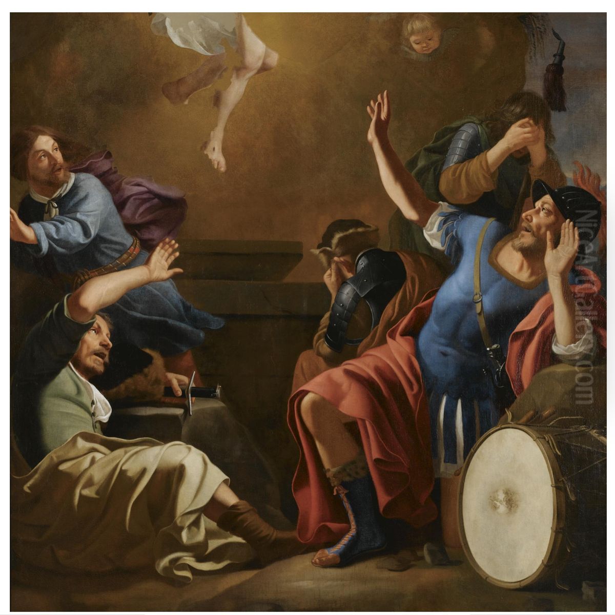 The Resurrection Oil Painting by Jan Janssens