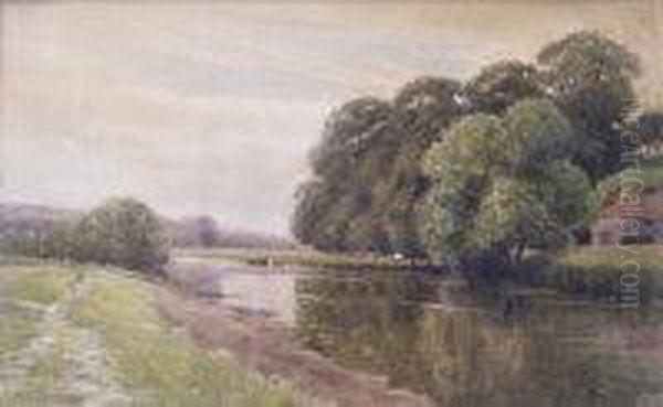 Earthen, Nr. Arundel Oil Painting by Henry C. Jarvis