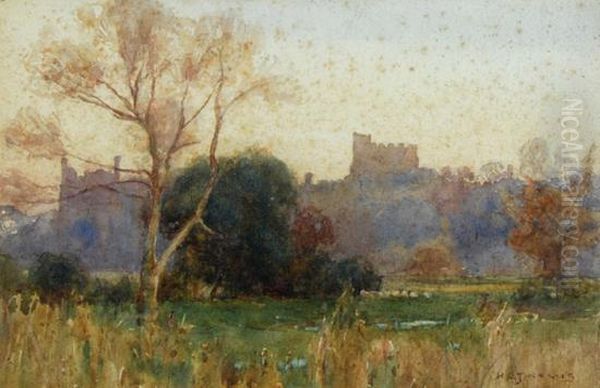 Arundel Castle Oil Painting by Henry C. Jarvis