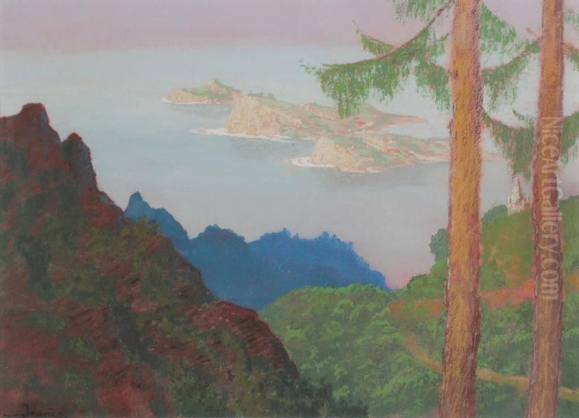 Les Trois Iles Oil Painting by Sigismond Jeanes