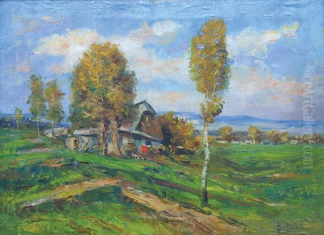 Samota Oil Painting by Josef Jelinek