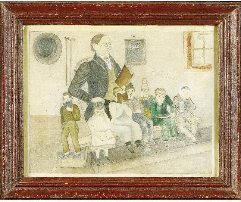 The School Room Oil Painting by Jonathan Jenin