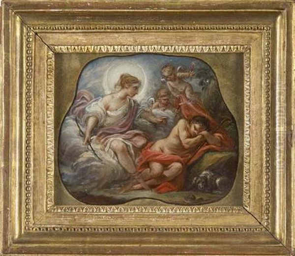 Diana And Endymion Oil Painting by Pierre Jollain