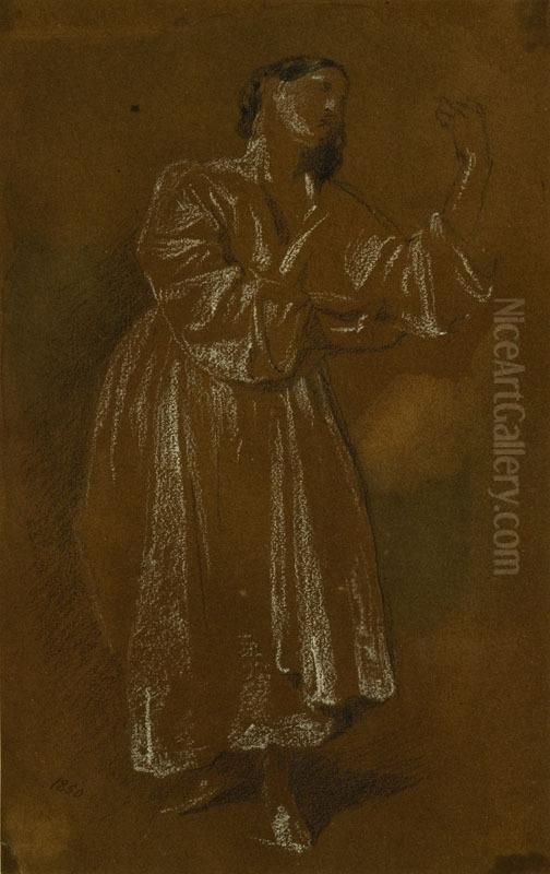 A Dancer Oil Painting by George Jones