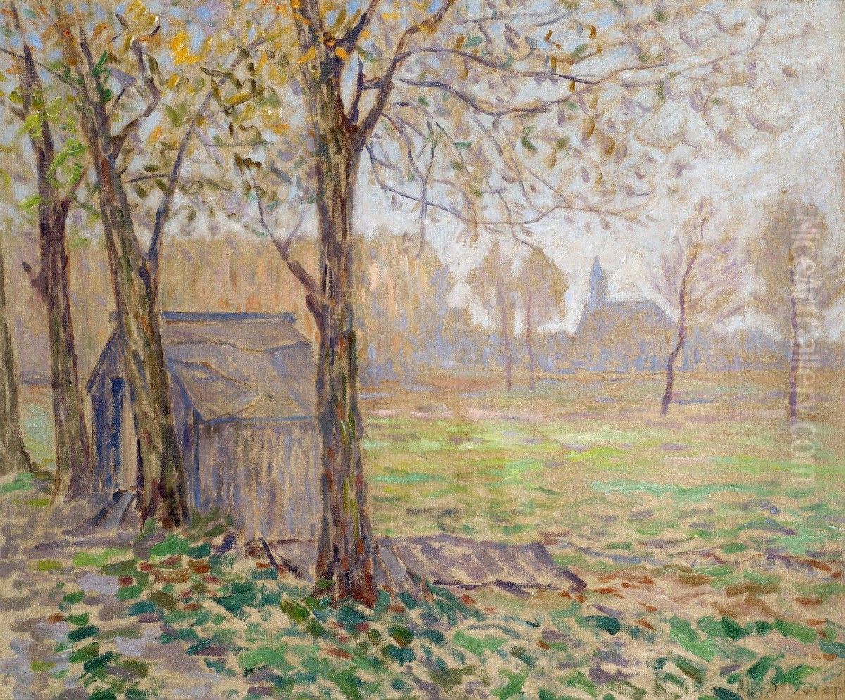 Paysage De Printemps Oil Painting by Albert Joseph