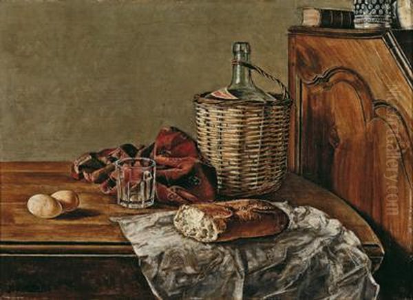 Stilleben Oil Painting by Albert Joseph