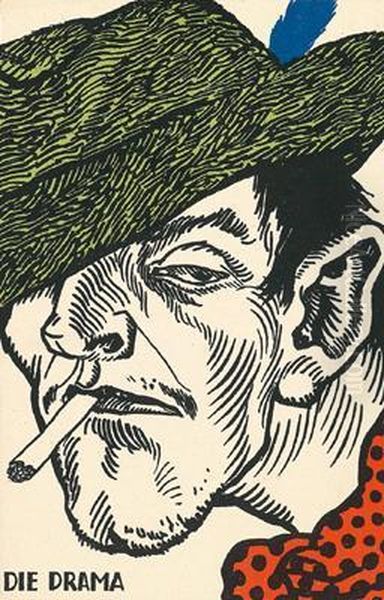 Die Drama Oil Painting by Moritz Jung