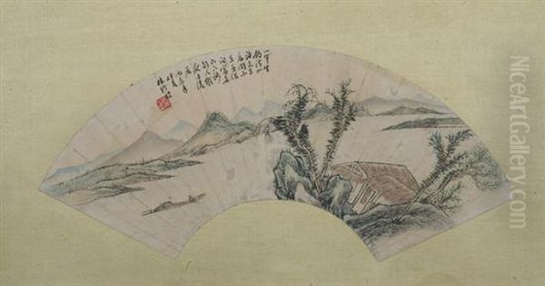 Landscape And Riverscape Oil Painting by Xia Jingguan