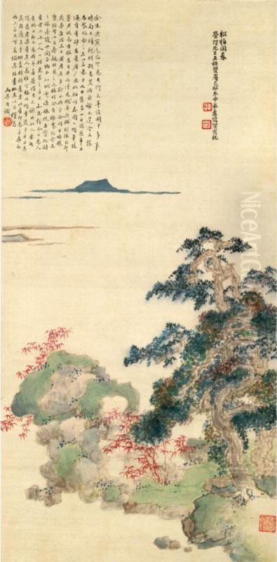 Shangri-la Oil Painting by Xia Jingguan