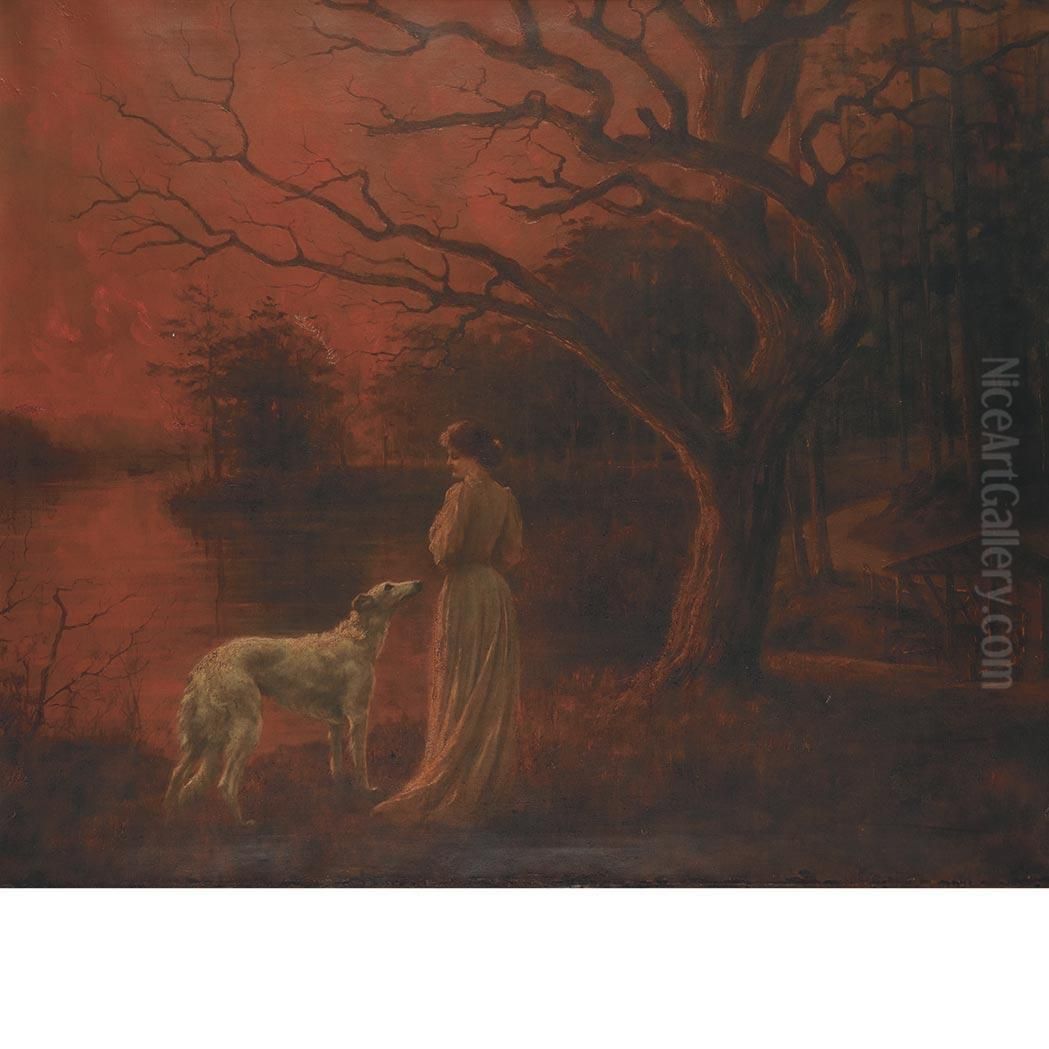 A Trusted Friend Oil Painting by Carl Kahler