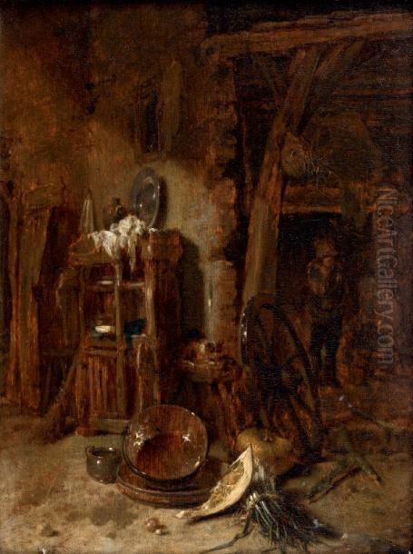 Interieur De Cuisine Oil Painting by Willem Kalf