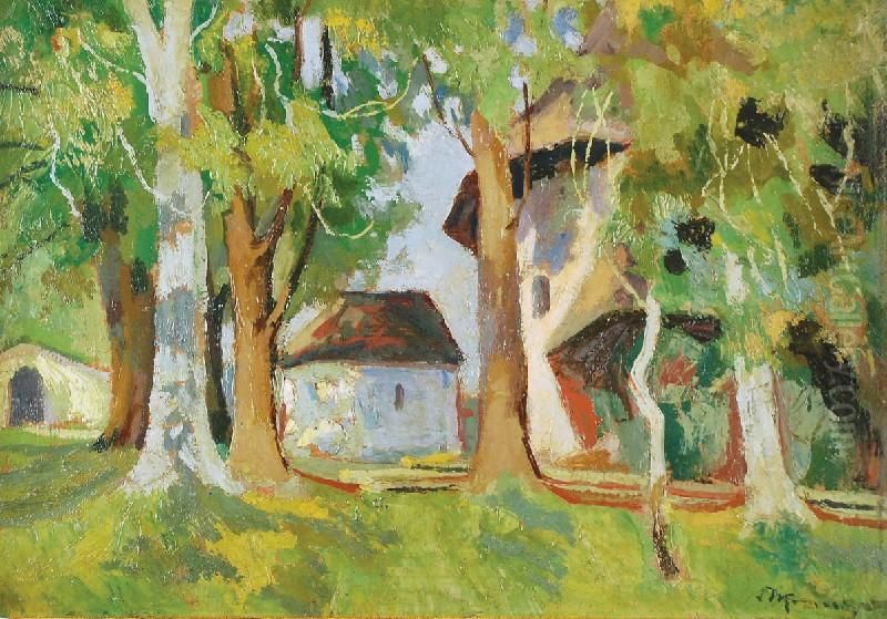 Sloneczny Dzien Oil Painting by Stanislaw Kamocki