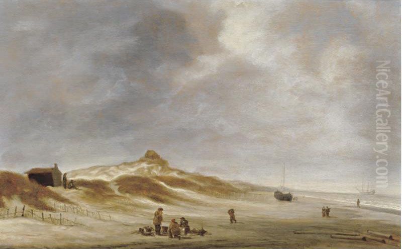 Property From The Estate Of Philip J. Hahn
 

 
 
 

 
 Landscape With Dunes Oil Painting by Godaert Kamper