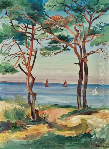 Dunenlandschaft Oil Painting by Heinrich Kamps