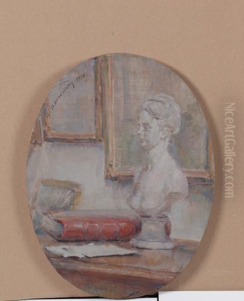 Interieur Oil Painting by Adrien Karbowsky