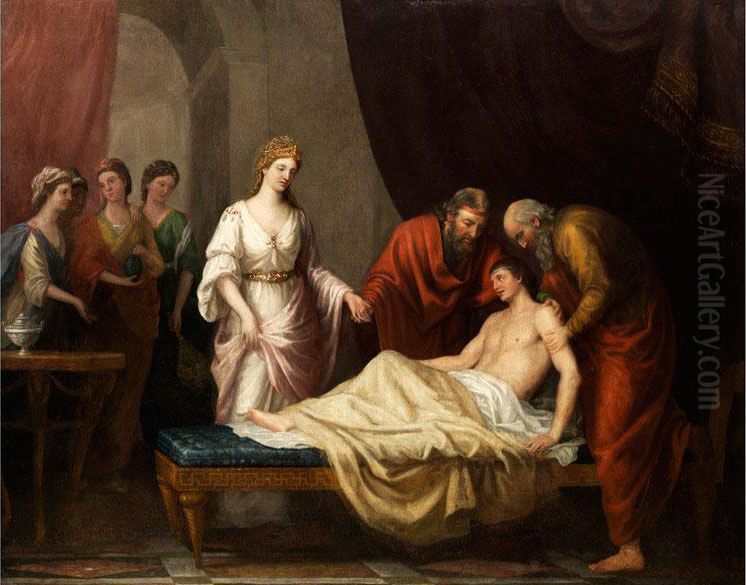 Angelica Und Medoro Oil Painting by Angelica Kauffmann