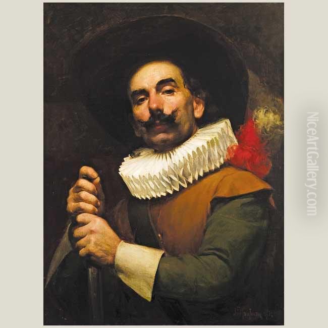 Mosquetero Oil Painting by Jean-Francois Kaufman