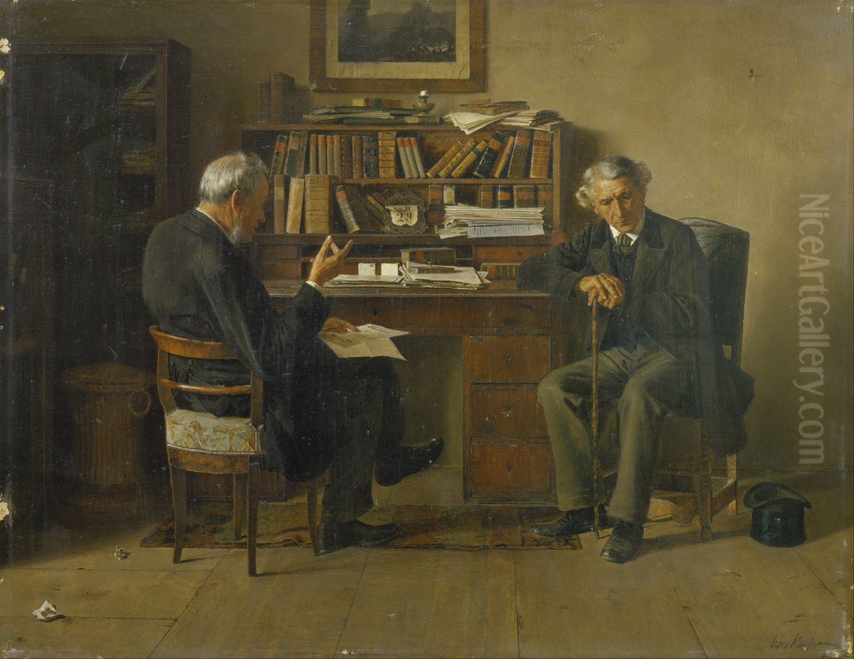 Untitled Oil Painting by Isidor Kaufmann