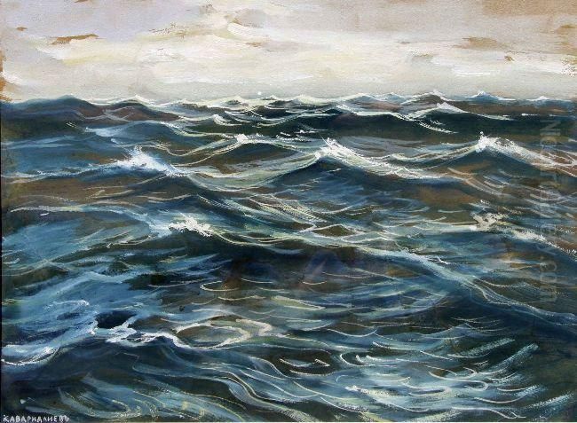 Marine Landscape Oil Painting by Hristo Kavarnaliev