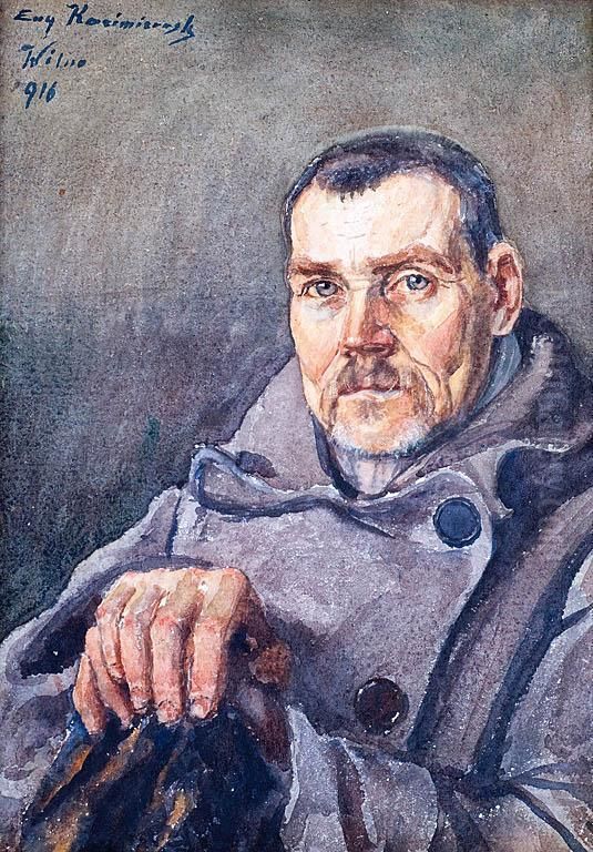 Portret Mezczyzny Oil Painting by Eugeniusz Kazimirowski