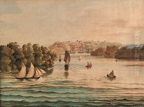 Parahiba From The River Oil Painting by Richard Seymour Kelly