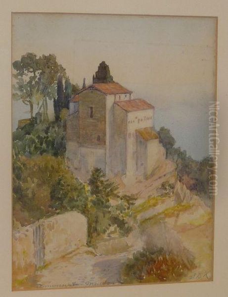 Annonciata Monastery Oil Painting by James Dalzell Kenworthy
